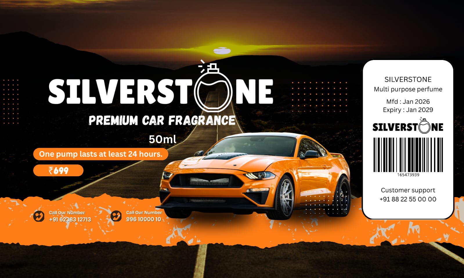 Silverstone Premium Multi Purpose Lavender Spray 50ML